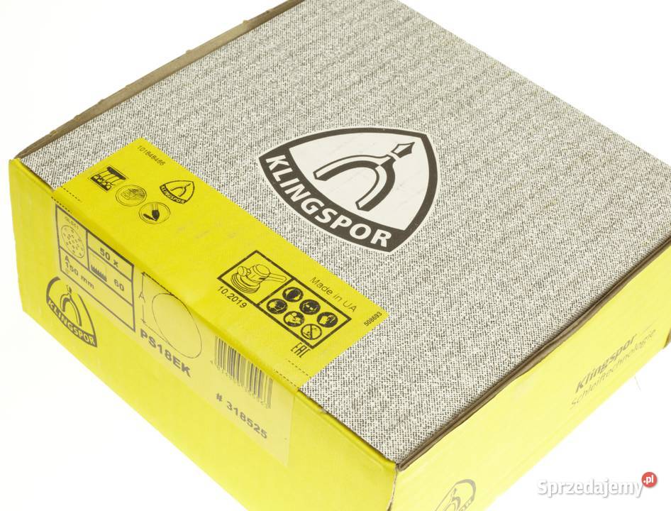 KLINGSPOR Krążek na rzep do frewna fi 150 gr60 Lubań