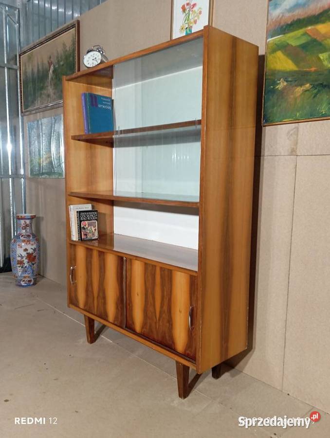 Biblioteczka PRL Transport Kredensy i witryny Myszków