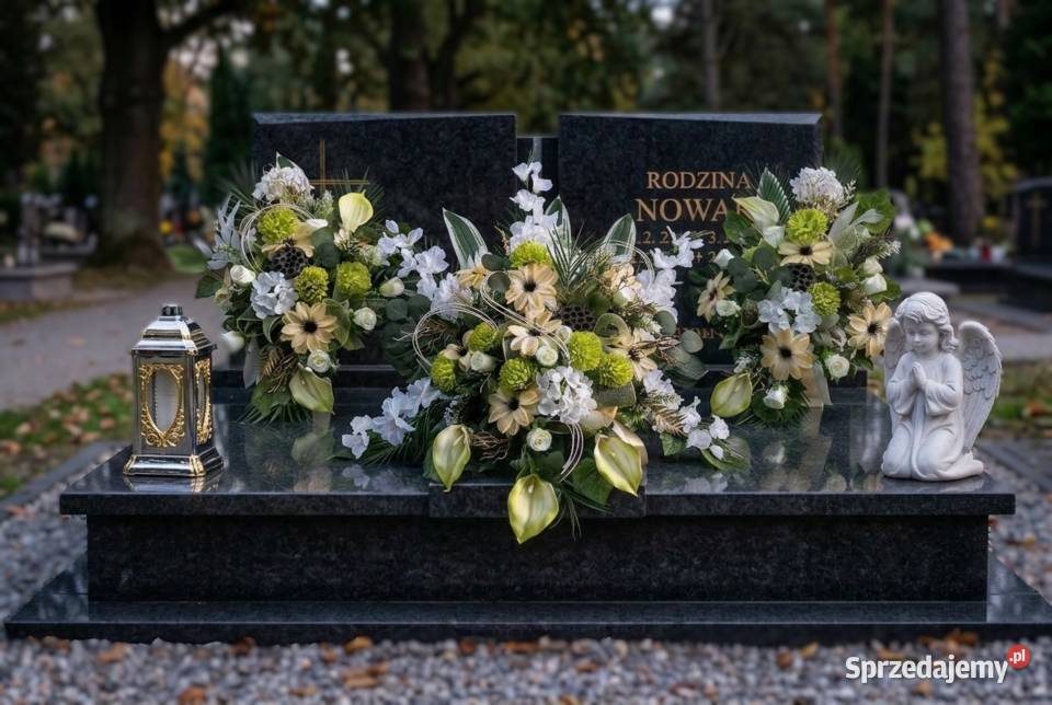DUŻY KOMPLET TRIO 2x wazon i duży stroik na Pozostałe Zielona Góra