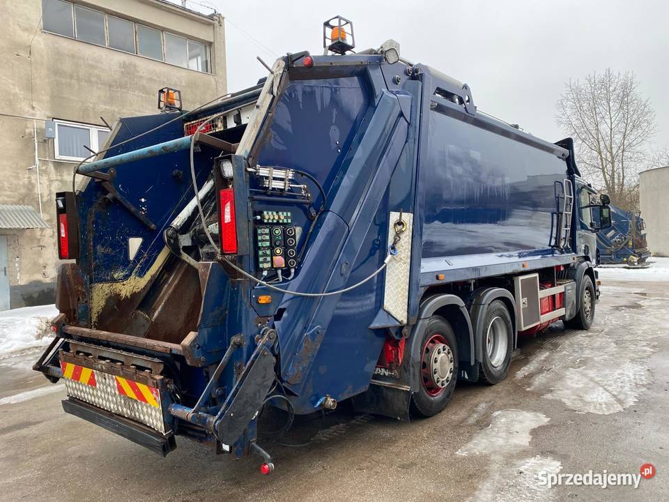 Scania P320 śmieciarka 2016WAGA Prasa Terberg Nowiny