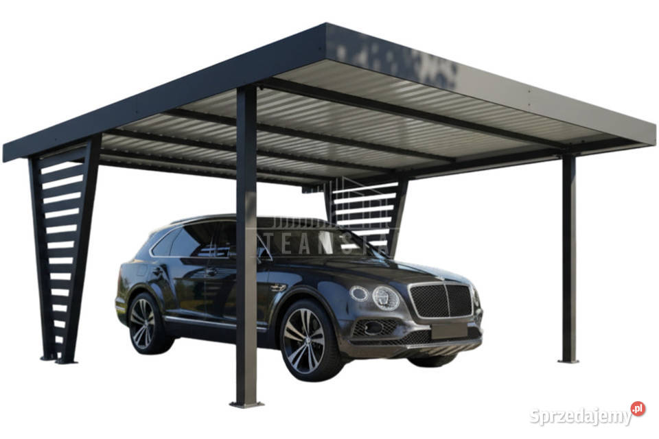 Carport V PREMIUM 5x5m Wypełnienie panelami