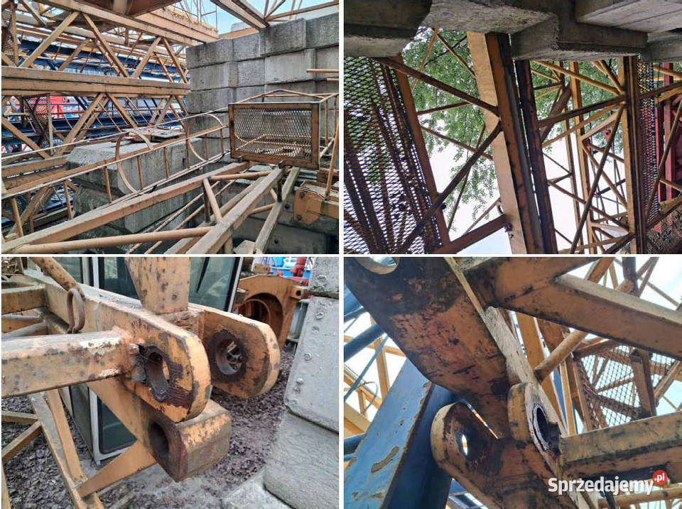Syndyk sprzeda 4 żurawie wieżowe Kraków sprzedam