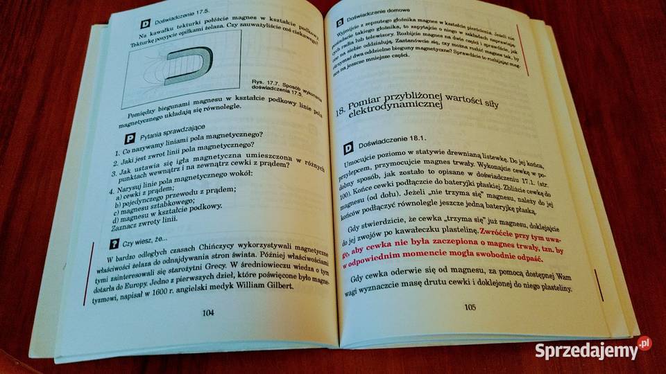Fizyka 8 klasy ósmej Stanisław Kukiełka pomorskie Gdańsk sprzedam
