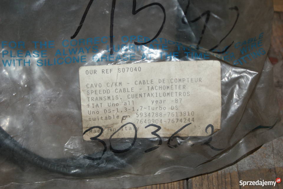 Linka prędkościomierza 930mm FIAT UNO 0917D sprzedam