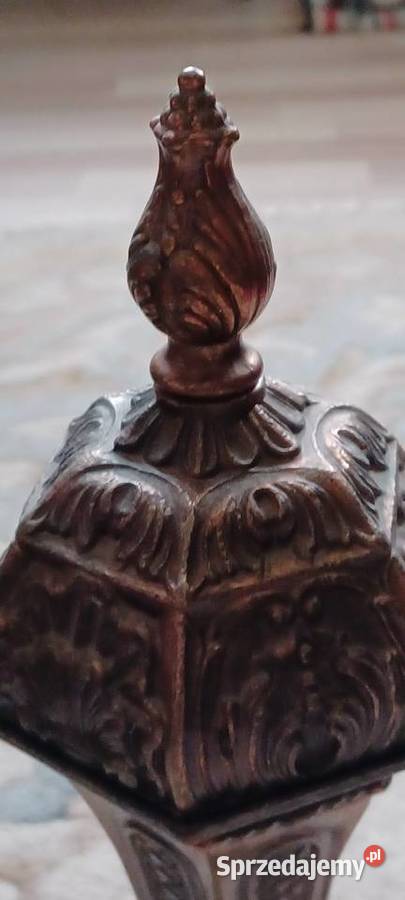 kolekcjonerskie dwa kandelabry kielichy puchary Poznań