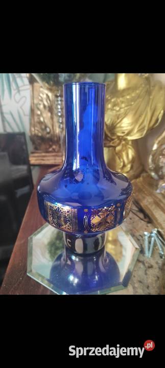 Ritzenhoff wazon vintage kobaltowo niebieski łódzkie Pabianice