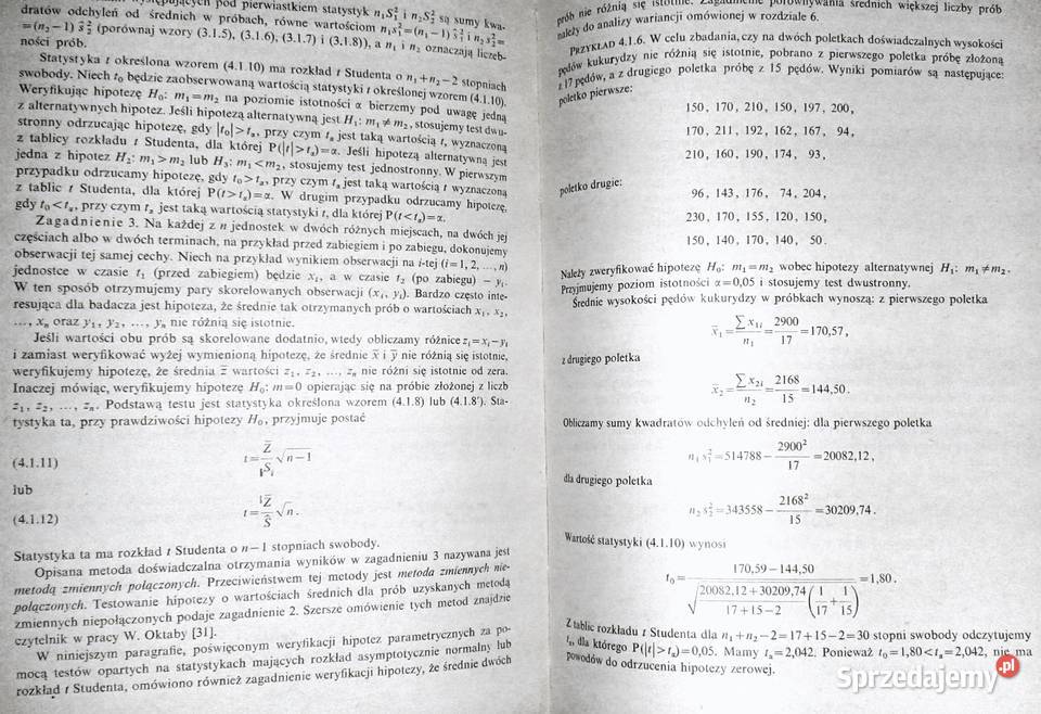 Problemy rachunku prawdopodobieństwa i