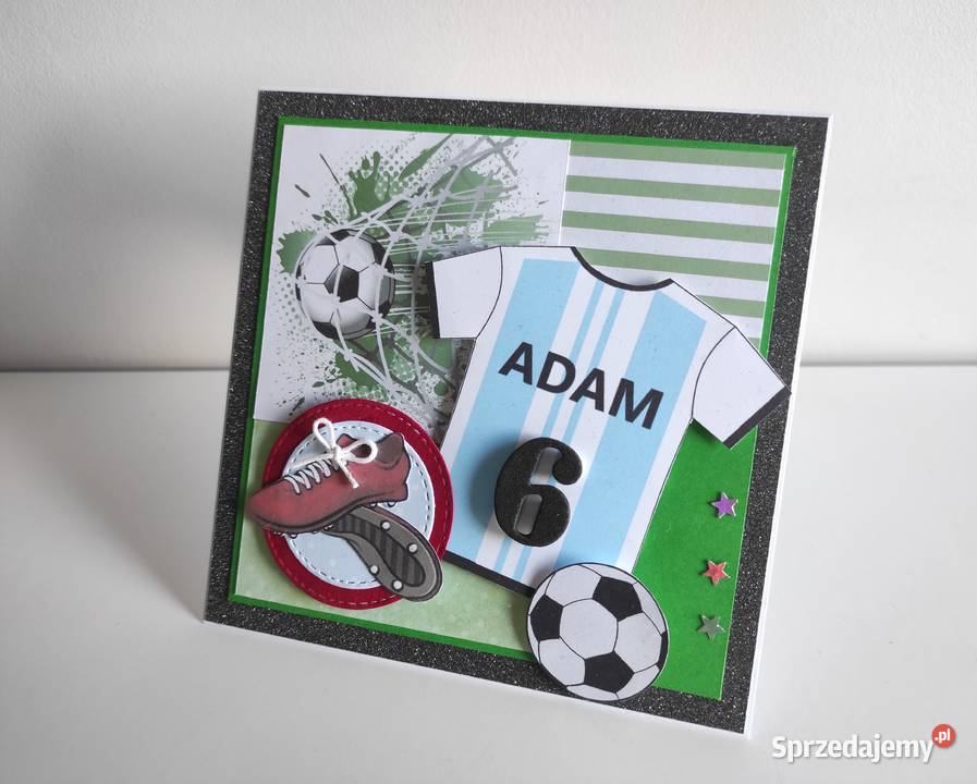 Personalizowana kartka ręcznie robiona na łódzkie Łódź