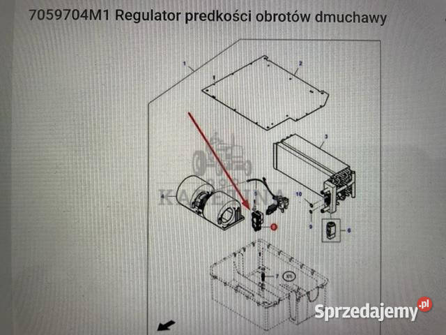 7059704M1 Regulator prędkości obrotów dmuchawy
