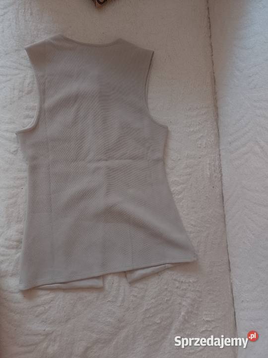 3638 ASOS Design Beżowa kamizelka ołówkowa z Kraków