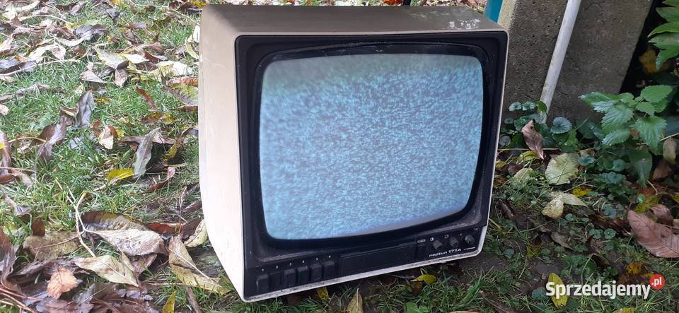 Telewizor Neptun 171A Unimor vintage PRL Tuszkowo