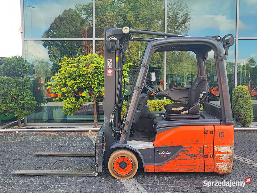 Wózek widłowy elektryczny Linde E1602 16 t Kęty