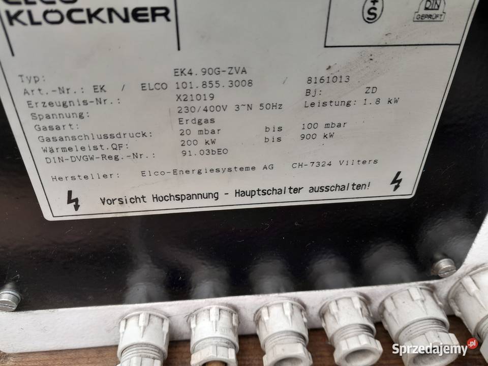 Palnik gazowy do suszarni Brodnica