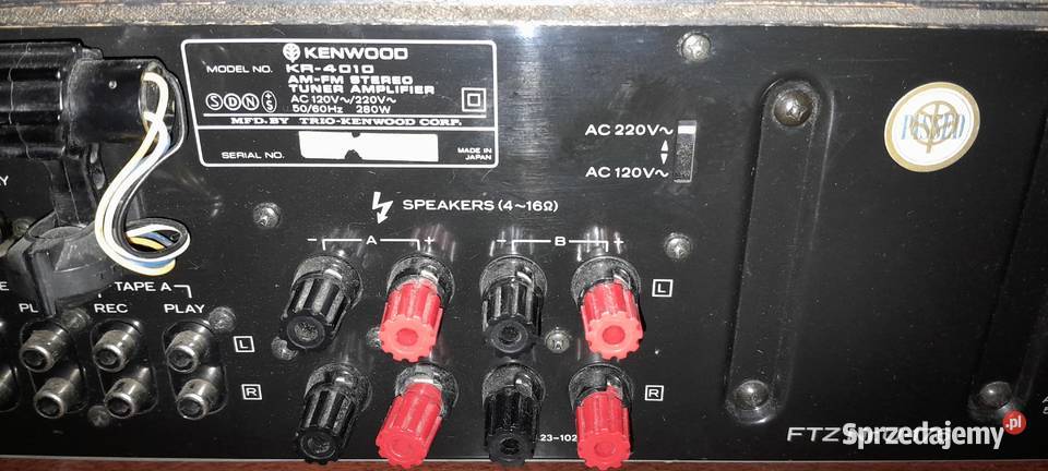 KENWOOD TRIO KR 4010 Paszkówka