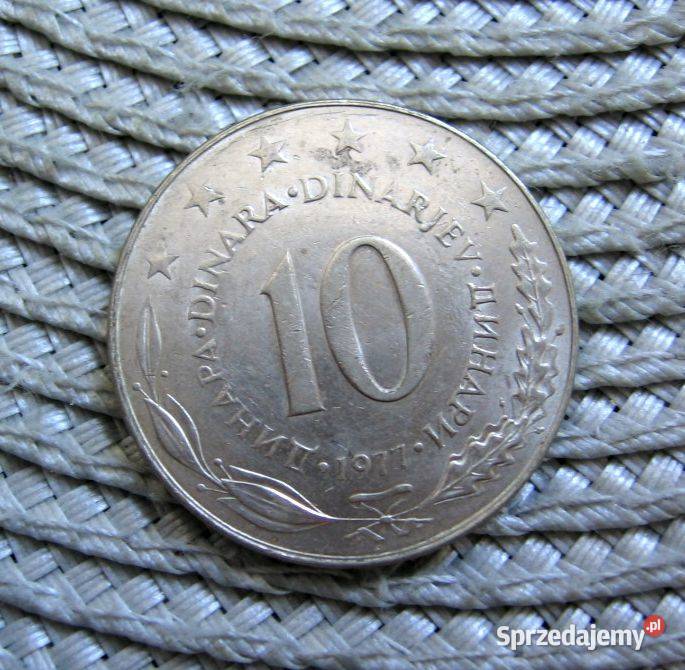 Jugosławia 10 Dinarów 1977r