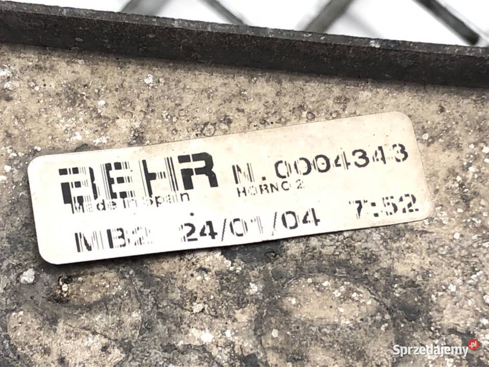 INTERCOOLER MERCEDES W639 22 109 CHŁODNICA sprzedam