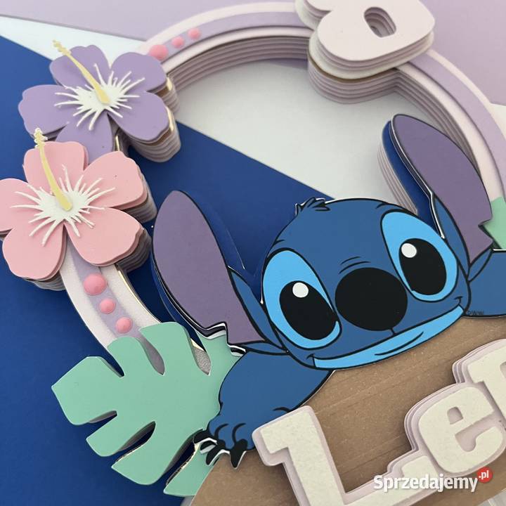 Stitch topper dekoracja na tort urodziny Warszawa