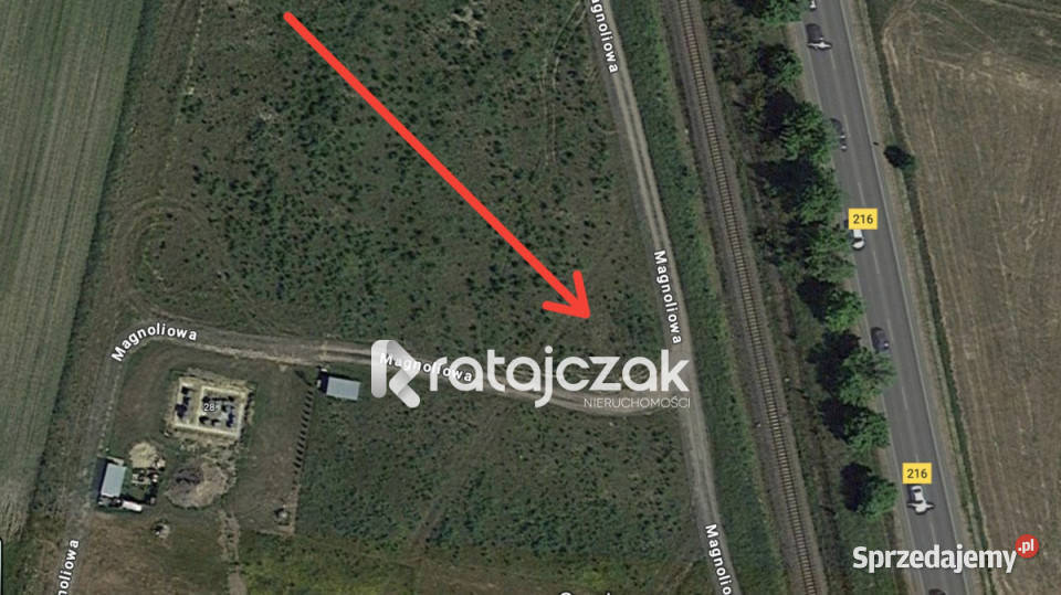Grunt do sprzedania Gnieżdżewo Magnoliowa 1002m2