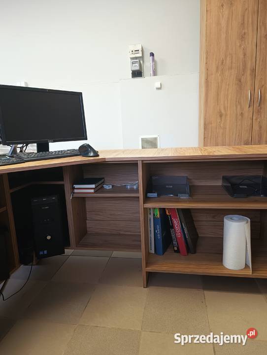 Meble biurowe biurko na 2 stanowiska szafa na Chrzanów