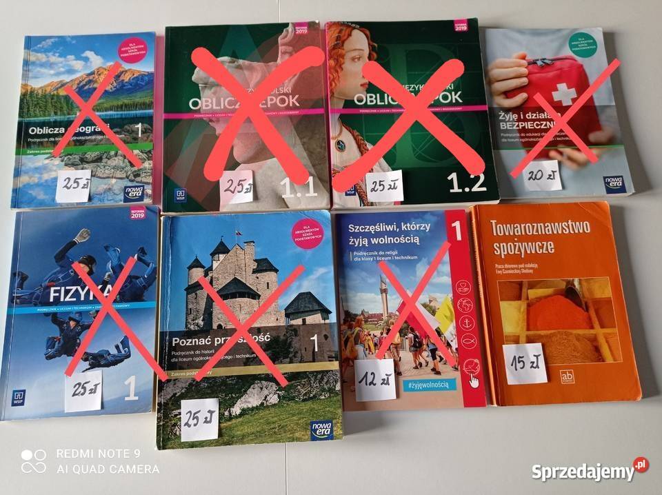 Książki Do 1 Technikum Używane Książki do klasy 1 technikum/liceum. Kielce - Sprzedajemy.pl