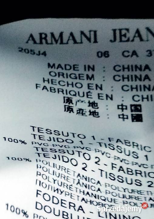 Torebka saszetka męska Armani jeans 20cm zachodniopomorskie Choszczno