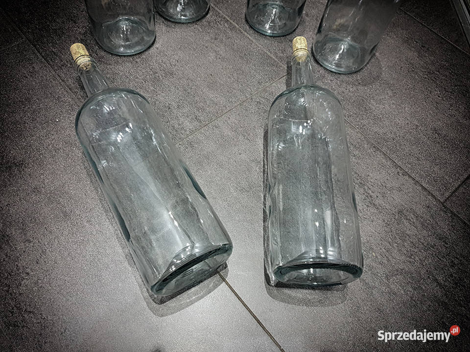 Butelka na wino 15 litr korkowana małopolskie Tarnowiec