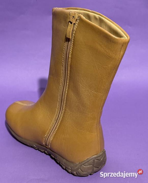 Beżowe ocieplane dziewczęce kozaki rozmiar 31 Żyrardów