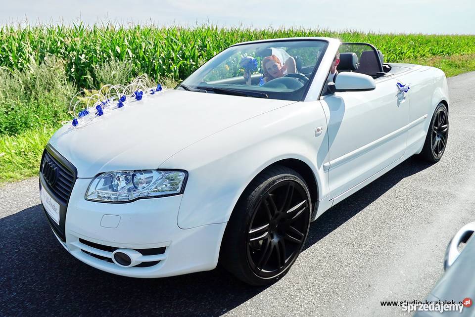 AUDI A4 Cabrio S4 BIAŁY MP3 Leszno