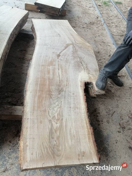 Monolit dąb blat 68x160x5 live edge monolith oak Przysucha