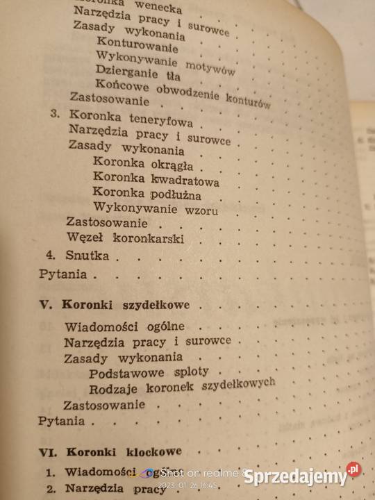 Koronkarstwo Steczek książki Warszawa księgarnia Rok wydania 1980