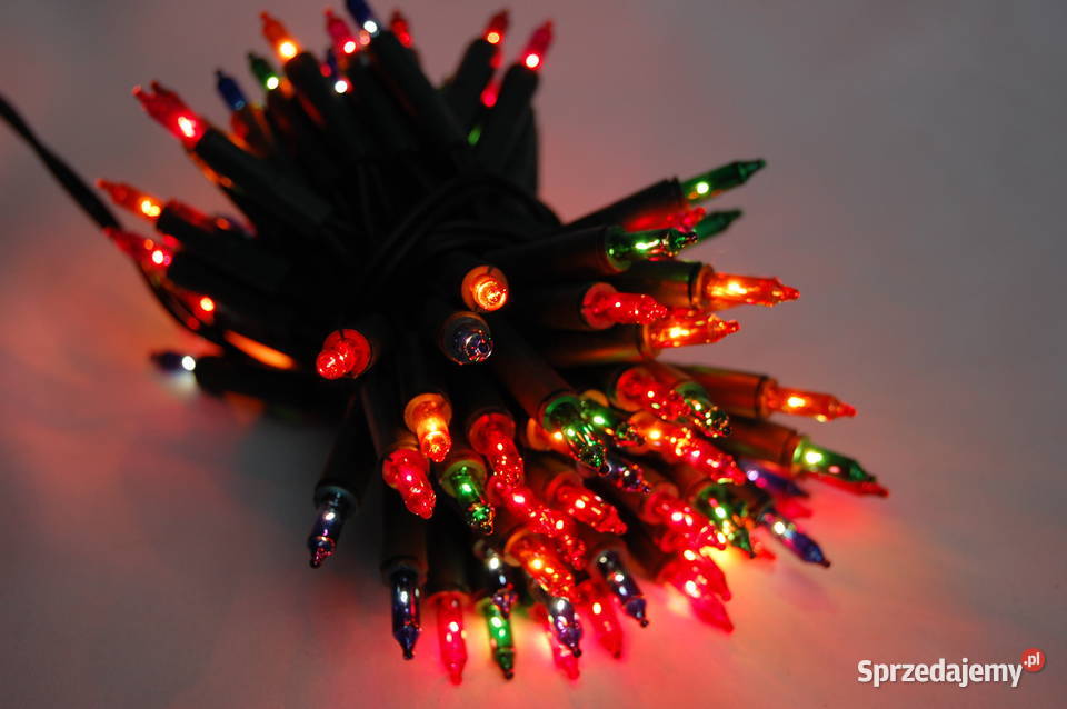 Lampki choinkowe tradycyjne multicolor 100 diod Lublin