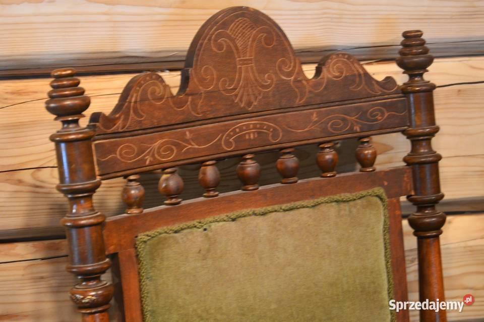 Zabytkowy fotel amerykański Antyki, Sztuka, Kolekcje mazowieckie Warszawa