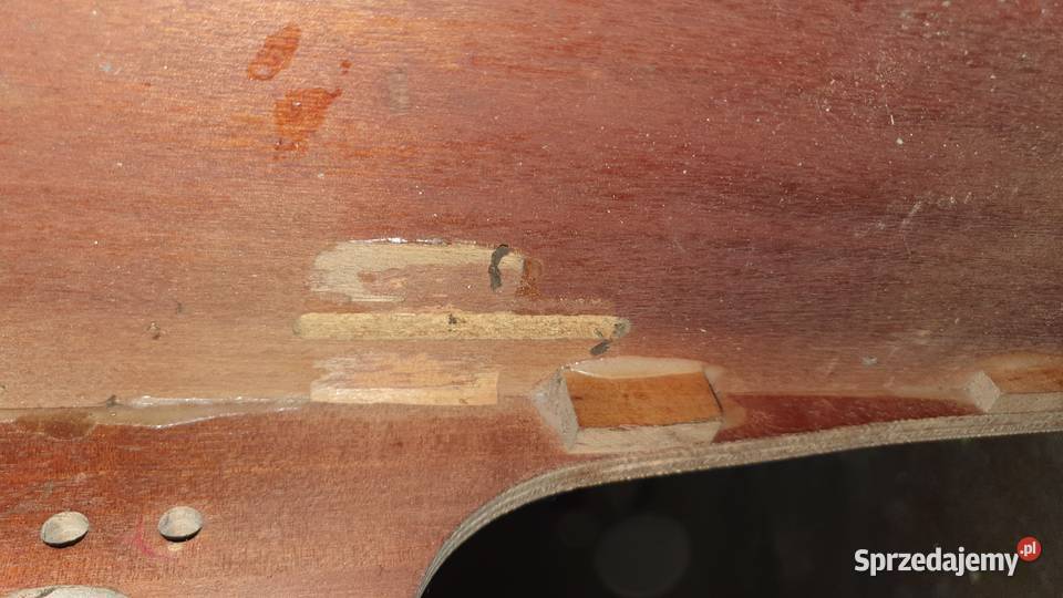 Drewniane pudło telewizorze PRL