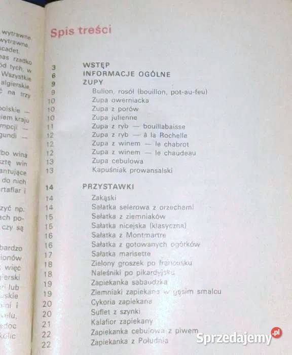 Kuchnia francuska Maria Iwaszkiewicz Stanisław miękka Chełm