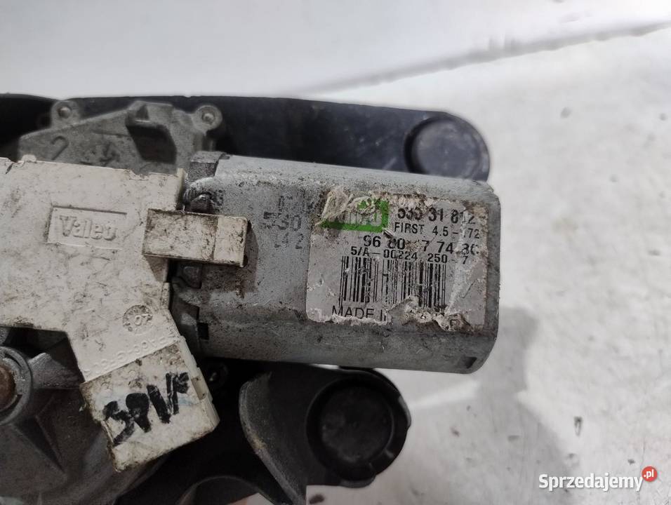 SILNICZEK WYCIERACZKI KLAPY 3 PIN PEUGEOT 308 I