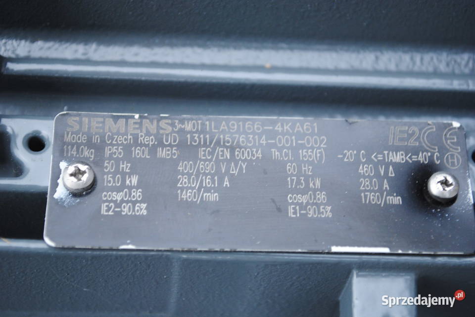 Motoreduktor 15kw 357obrmin Kargowa