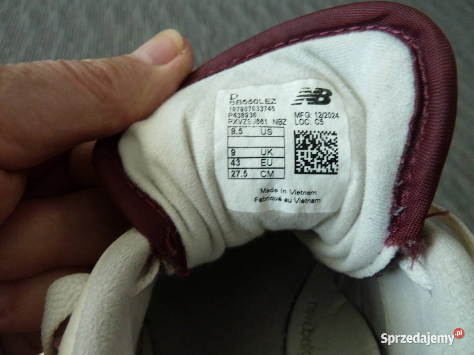 buty Balance 550 rozmiar 43 skóra mazowieckie sprzedam