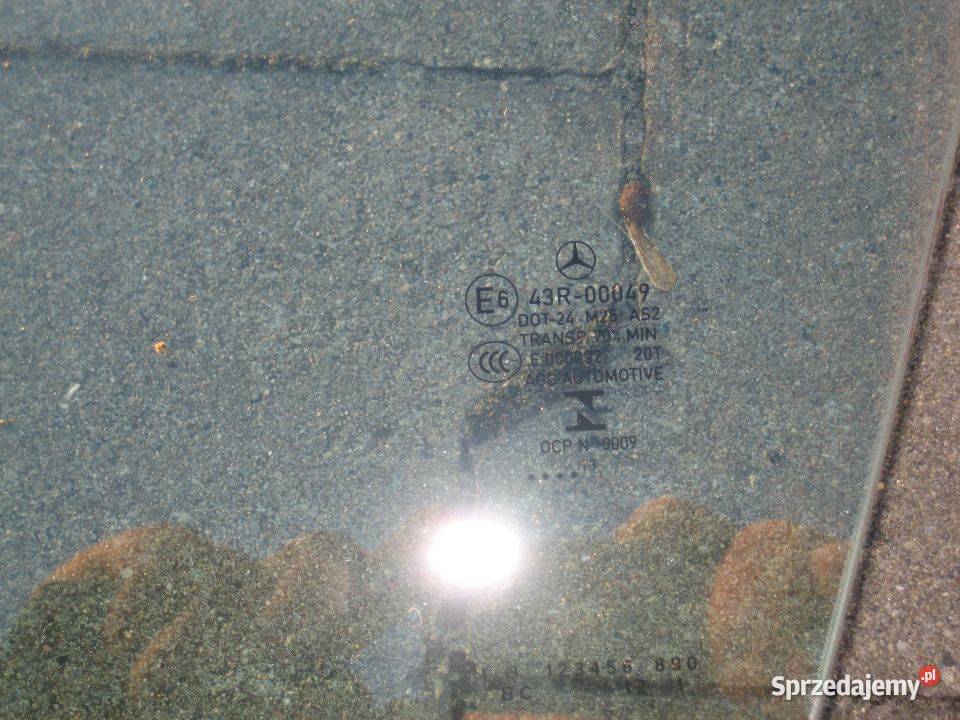 mercedes 205 w205 c klasa sedan szyba drzwi