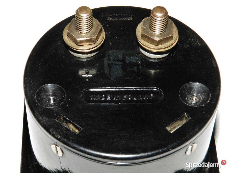 Polski amperomierz tablicowy z 1960 roku Lumel Bydgoszcz