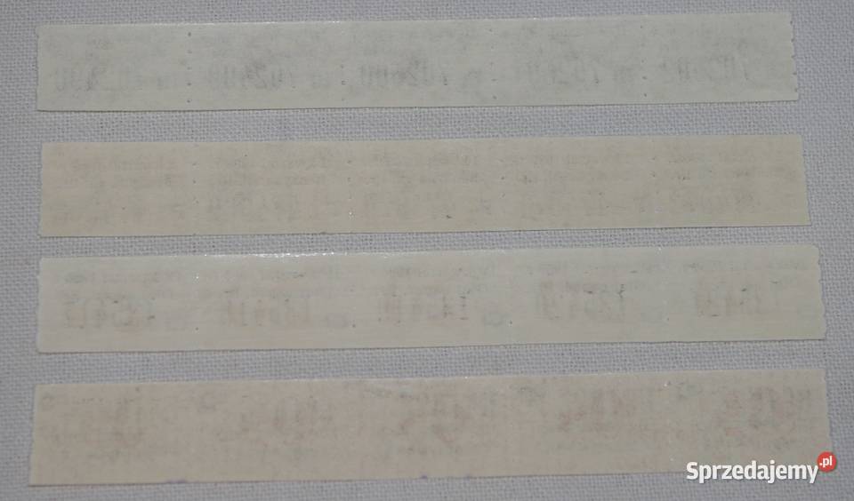 Zestaw talonów paliwowych 5 15 20 50 litrów z Płock