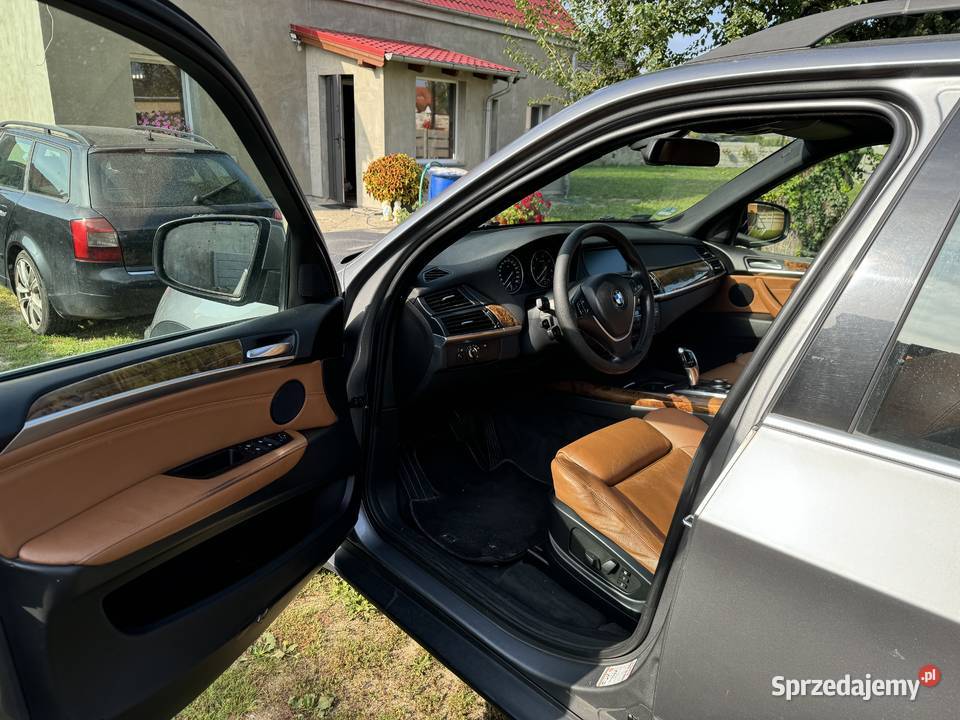 BMW X5 E70 30d xDrive 280 Sport Czarna X5 BMW lubuskie Małomice