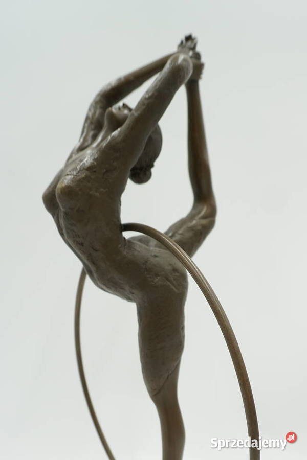 FIGURA Z BRĄZU TANCERKA BALETNICA BALLERINA W Niemcza