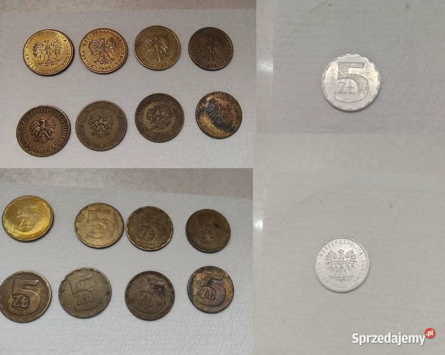 Stare monety z PRL 113 sztuk małopolskie Miechów sprzedam