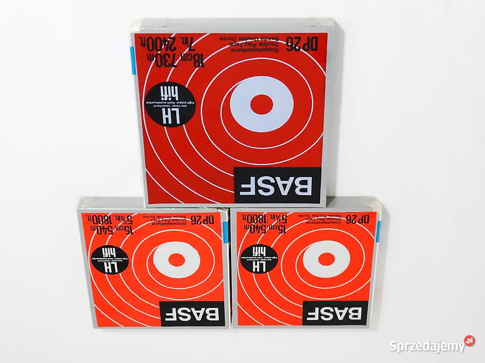 BASF LH HiFi DP 26 zestaw 3 taśm szpulowych Biłgoraj