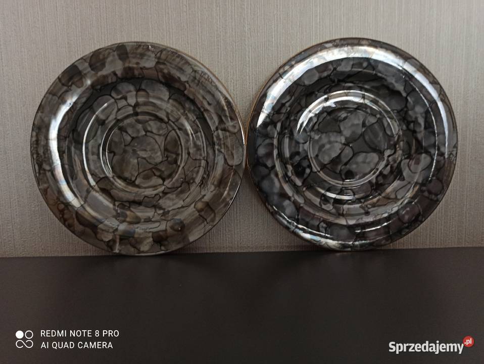 Spodki talerzyki porcelana Włocławek Warpechy Stare