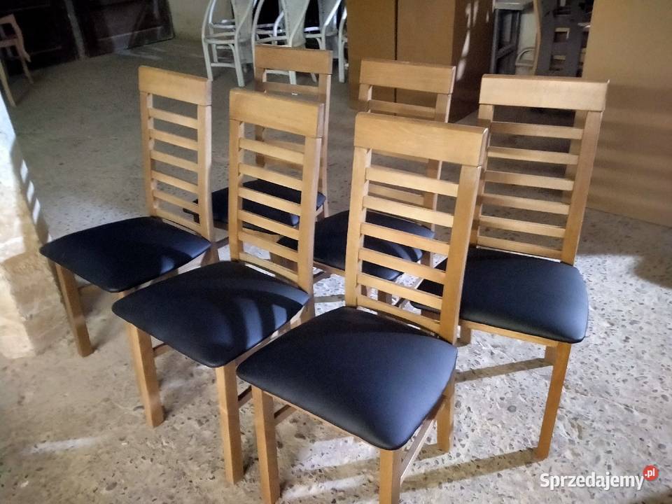 Nowoczesne krzesła bukowe Różyny