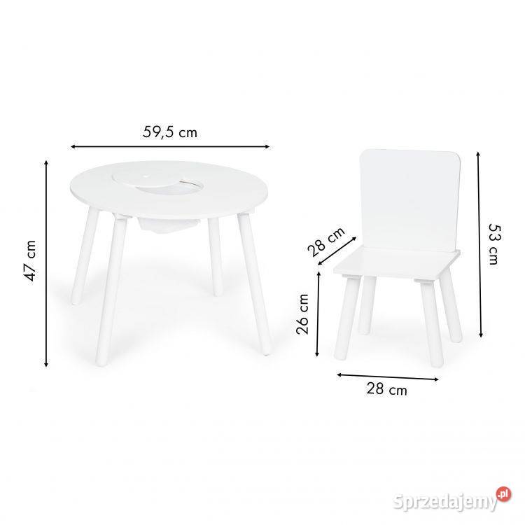 Stół stolik 2 krzesła meble dzieci komplet Bielsk Podlaski