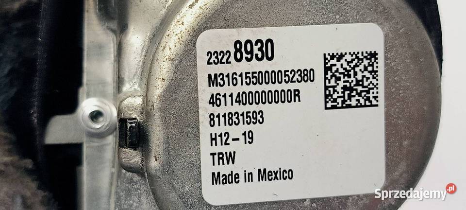 PAS BEZPIECZŃSTWA CHEVROLET CORVETTE C7 23228930 Lipno