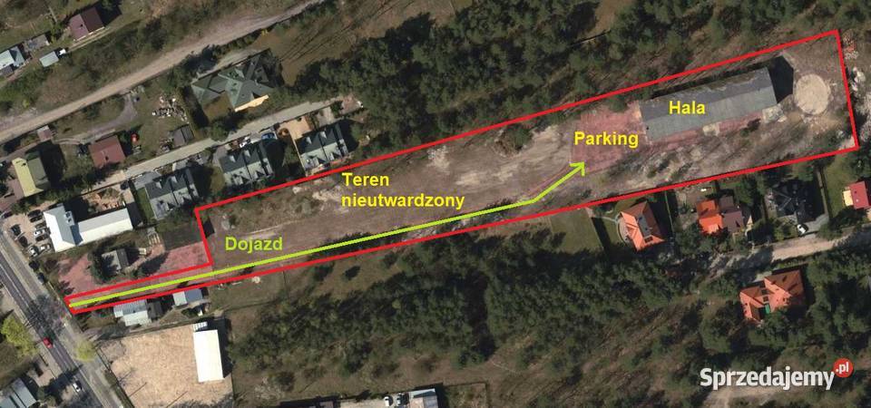 Wynajem HALA 850m2 teren 1ha Józefów
