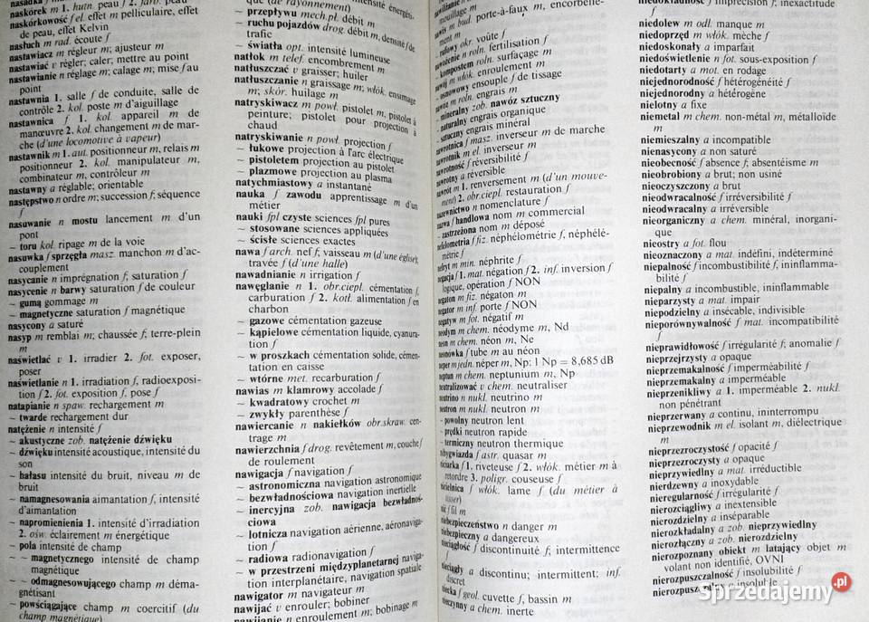 Mały słownik techniczny francuskopolski Chełm